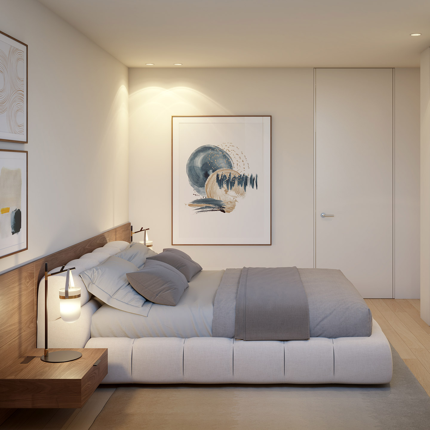 Interior de apartamento no empreendimento Prestige Living, no Porto