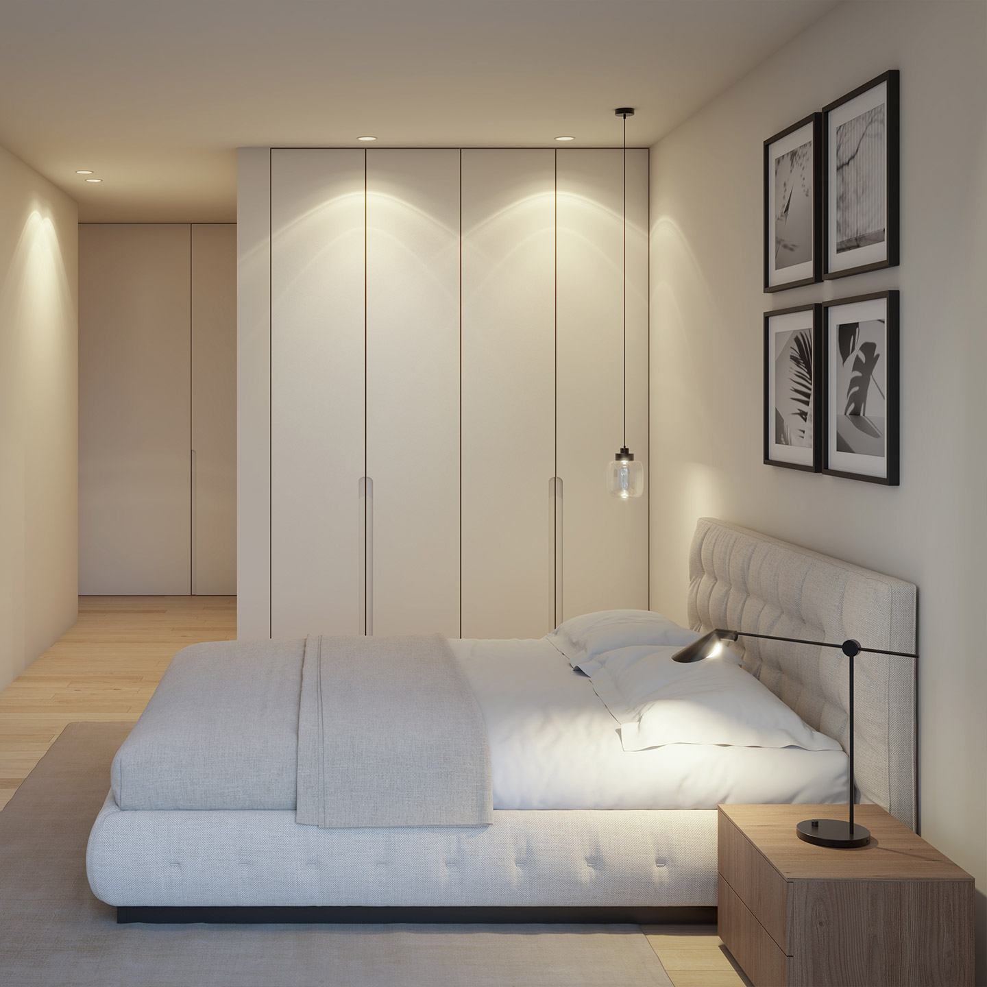 Interior de apartamento no empreendimento Prestige Living, no Porto