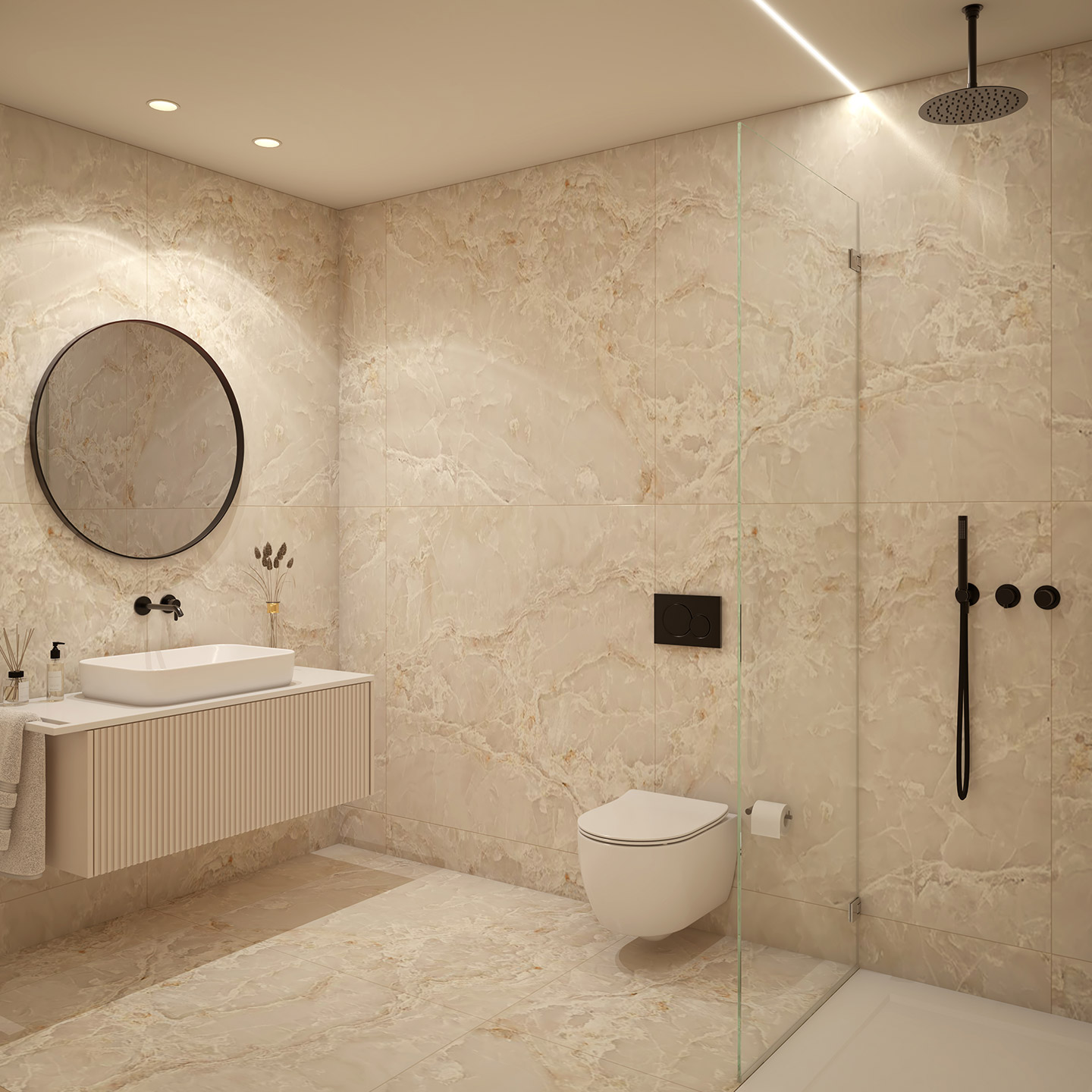 Interior de apartamento no empreendimento Prestige Living, no Porto